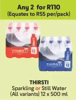 Makro THIRSTI Sparkling or Still Water offer