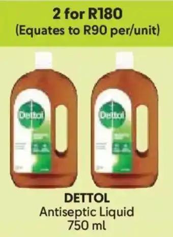 Makro DETTOL Antiseptic Liquid offer