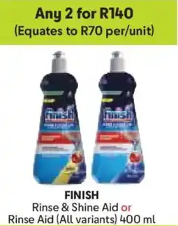 Makro Finish Rinse & Shine Aid or Rinse Aid offer
