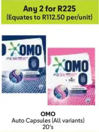 Makro Omo Auto Capsules offer