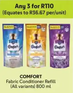 Makro Comfort Fabric Conditioner Refill offer