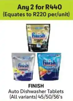 Makro Finish Auto Dishwasher Tablets offer