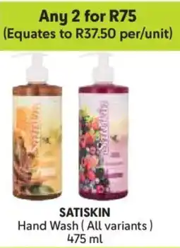 Makro SATISKIN Hand Wash offer