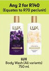 Makro Lux Body Wash offer