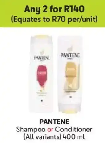Makro PANTENE Shampoo or Conditioner offer
