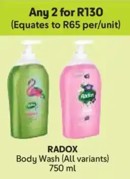Makro RADOX Body Wash offer
