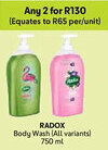 Makro RADOX Body Wash offer