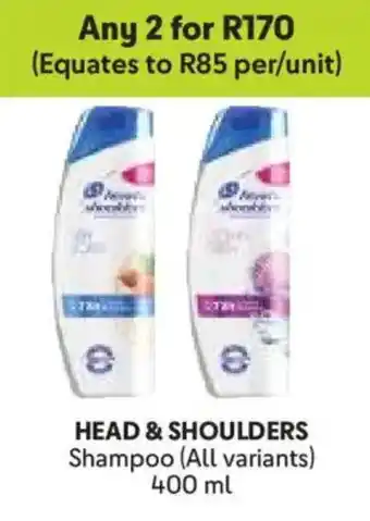 Makro HEAD & SHOULDERS Shampoo offer
