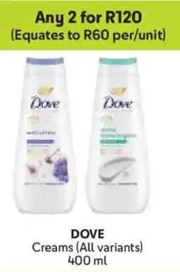 Makro Dove Creams offer