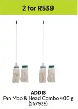Makro Addis Fan Mop & Head Combo offer