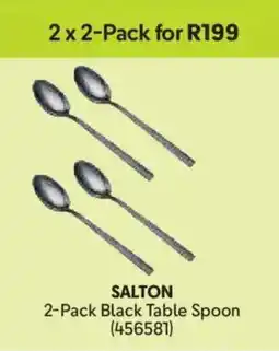 Makro Salton Black Table Spoon offer