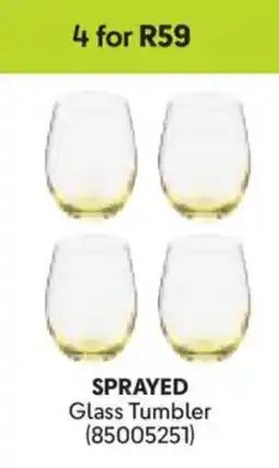 Makro SPRAYED Glass Tumbler offer