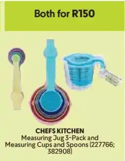 Makro CHEFS KITCHEN Measuring Jug and Measuring Cups and Spoons offer