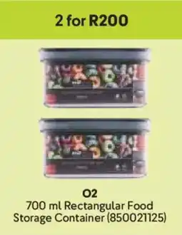 Makro O2 Rectangular Food Storage Container offer