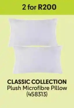 Makro CLASSIC COLLECTION Plush Microfibre Pillow offer