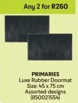 Makro PRIMARIES Luxe Rubber Doormat offer