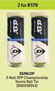 Makro Dunlop 3-Ball ATP Championship Tennis Ball Tin offer
