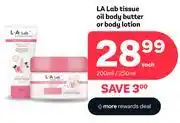 PEP LA Lab Tissue Oil Body Butter Or Body Lotion-200ml/250ml Each offer