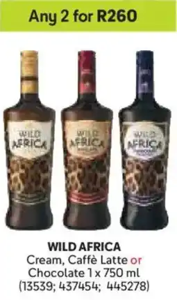 Makro WILD AFRICA Cream, Caffè Latte or Chocolate offer