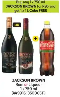 Makro JACKSON BROWN Rum or Liqueur offer