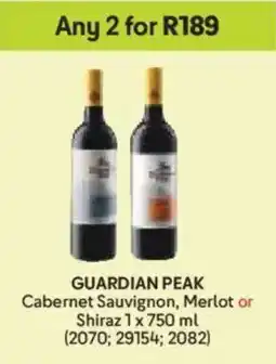 Makro GUARDIAN PEAK Cabernet Sauvignon, Merlot or Shiraz offer