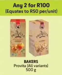Makro BAKERS Provita offer