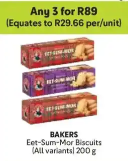 Makro BAKERS Eet-Sum-Mor Biscuits offer