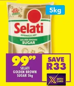 Shoprite SELATI GOLDEN BROWN SUGAR 5kg offer