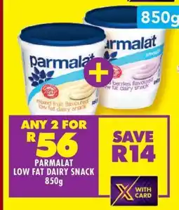 Shoprite PARMALAT LOW FAT DAIRY SNACK 850g offer