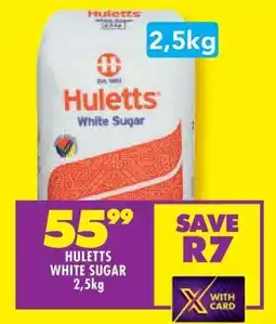 Shoprite Huletts White Sugar 2.5kg offer