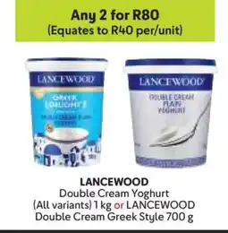 Makro Lancewood Double Cream Yoghurt offer