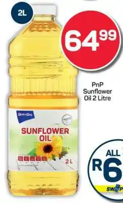 Pick n Pay PnP Sunflower Oil 2 Litre offer