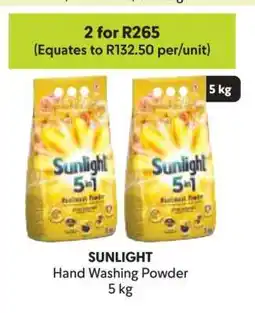 Makro SUNLIGHT Hand Washing Powder 5 kg offer