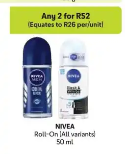 Makro Nivea Roll-On All Variants offer