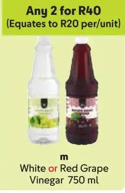 Makro White or Red Grape Vinegar 750 ml offer