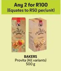 Makro BAKERS ProVita (All variants) offer