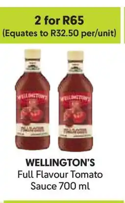 Makro Wellington's Full Flavour Tomato Sauce 700 ml offer