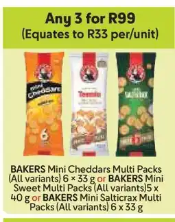 Makro BAKERS Mini Multi Packs offer