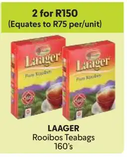 Makro LAAGER Rooibos Teabags 160's offer