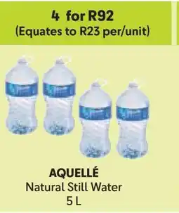 Makro AQUELLÉ Natural Still Water 5 L offer