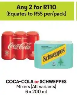 Makro Coca-Cola or Schweppes offer