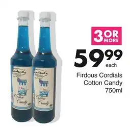 Save Firdous Cordials Cotton Candy offer