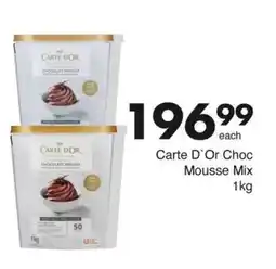 Save Carte D'Or Choc Mousse Mix offer