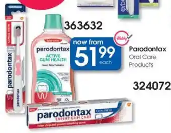 Clicks Parodontax Oral Care Products offer