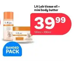 PEP LA Lab tissue oil + mini body butter offer
