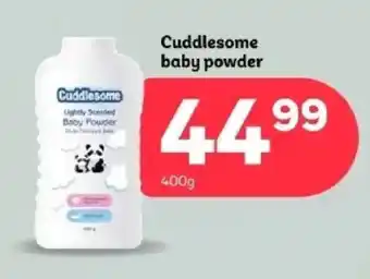 PEP Cuddlesome baby powder offer