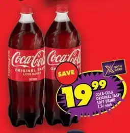 Shoprite Coca-cola original taste soft drink offer