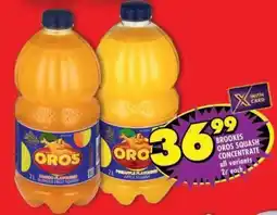 Shoprite Brookes oros squash concentrate offer