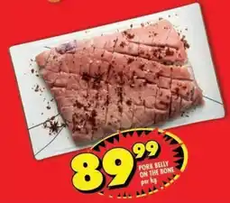 Shoprite Pork belly on the bone offer