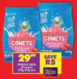 Shoprite Froozels cereal offer